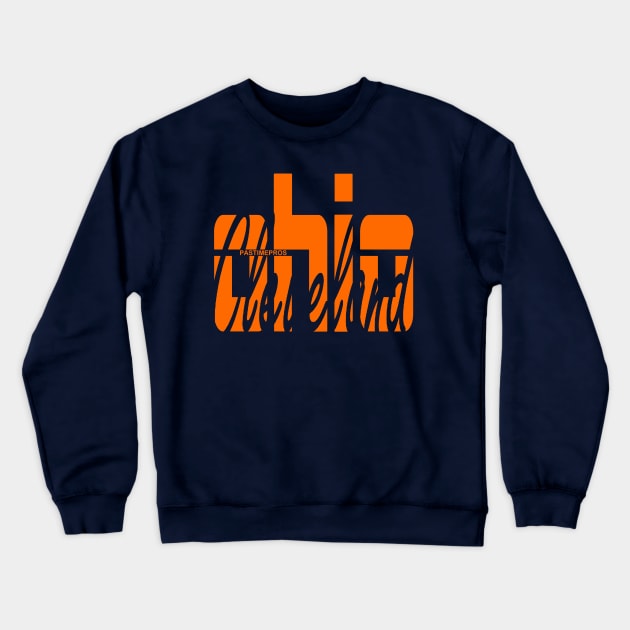 Cleveland Ohio Classic Crewneck Sweatshirt by Pastime Pros